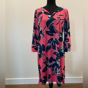 Ladies Size L Dress The Limited Pink/Blue